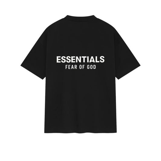 Fear Of God Essentials T Shirt Jet Black SS25