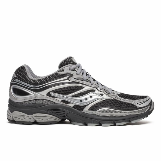 Saucony ProGrid Omni 9 Black Silver Grey – zijaanzicht