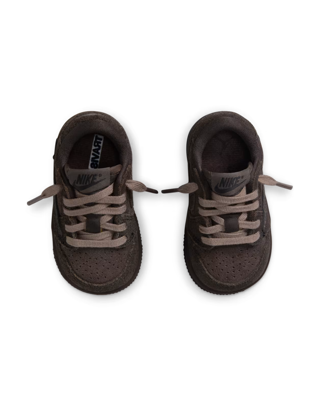 Jordan 1 x Travis Scott voor Kleuters Velvet Brown and Dark Mocha
