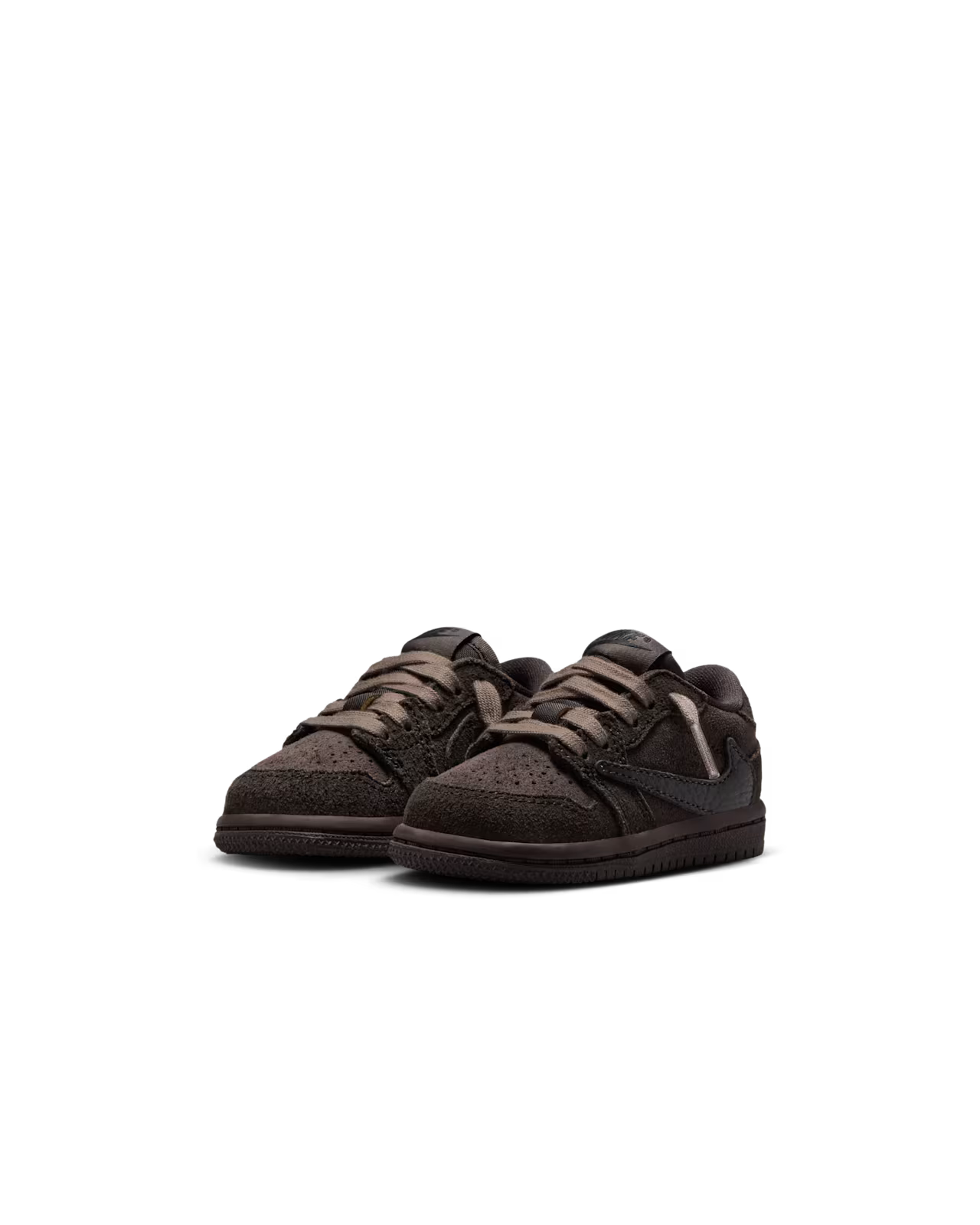 Jordan 1 x Travis Scott voor Kleuters Velvet Brown and Dark Mocha