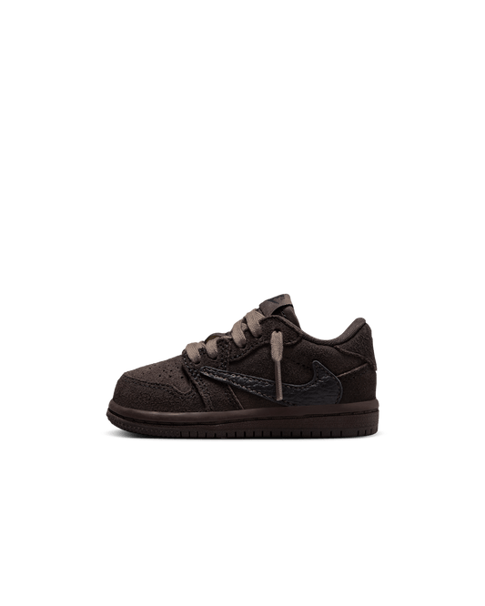 Jordan 1 x Travis Scott voor Kleuters Velvet Brown and Dark Mocha