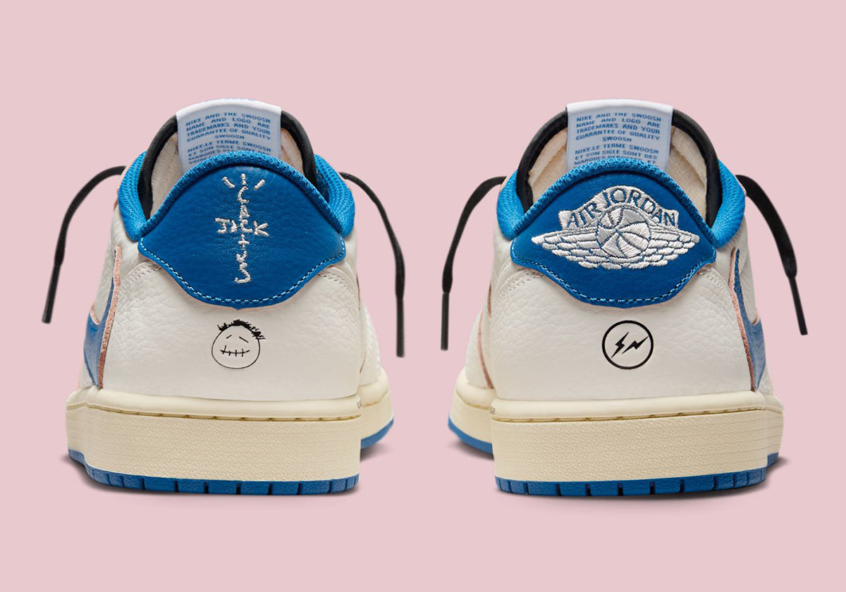 Travis Scott x Fragment 2.0 Sail Military Blue – zijaanzicht